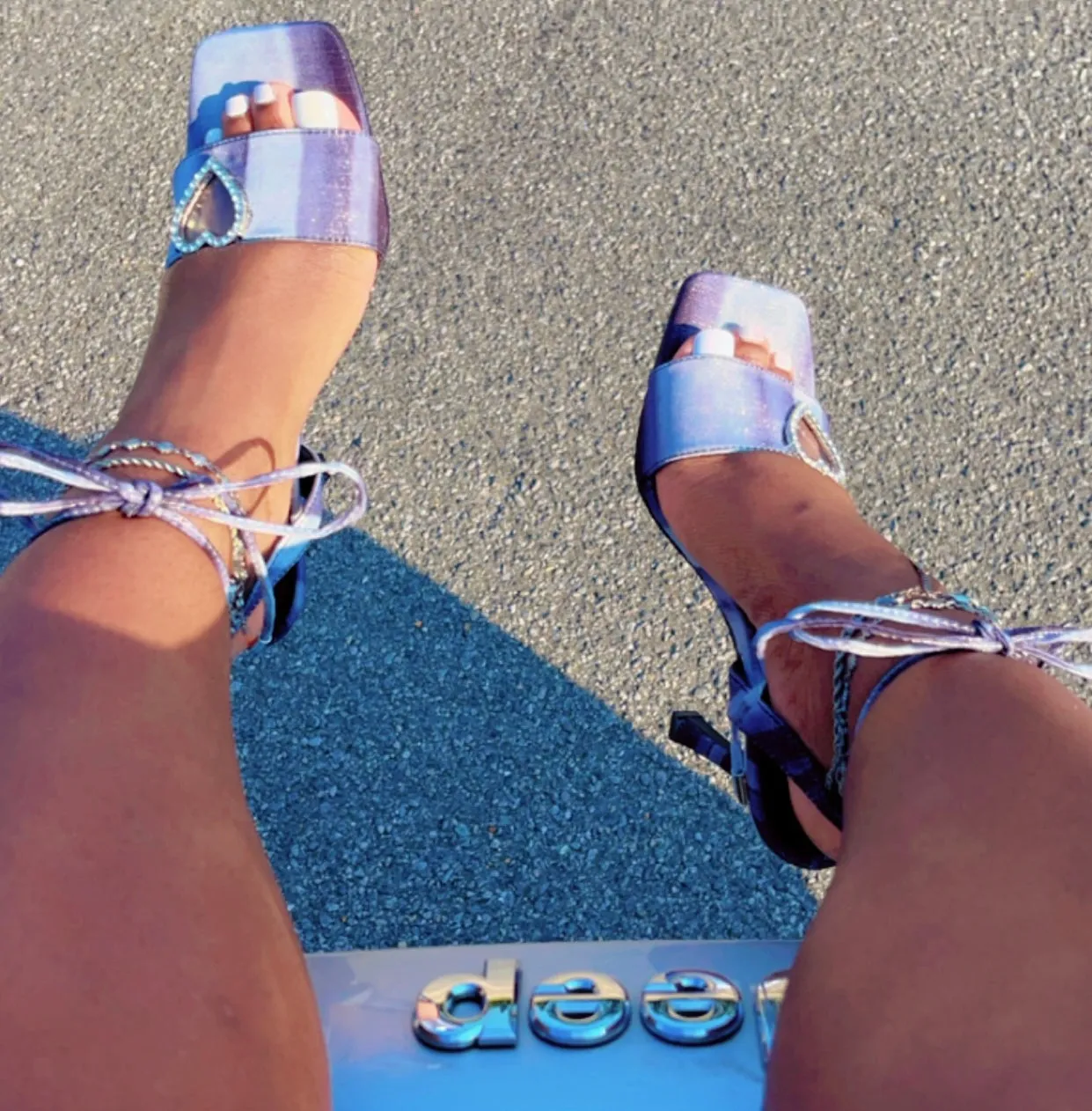 $25 Sale - Black/Blue Sparkle Emberm