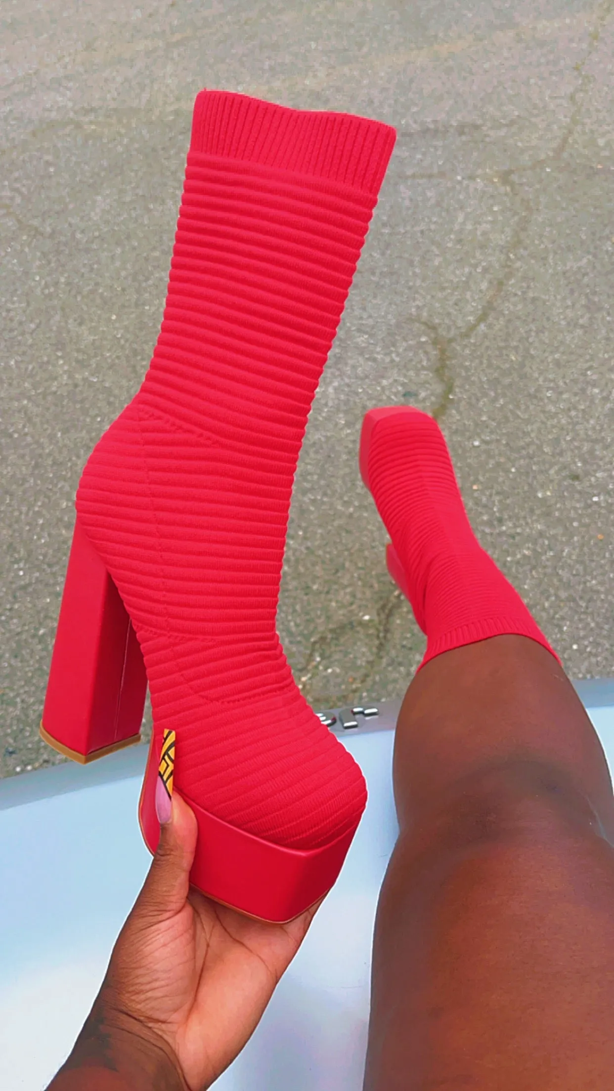 $25 SALE - Single Stack Cherry On Top Red