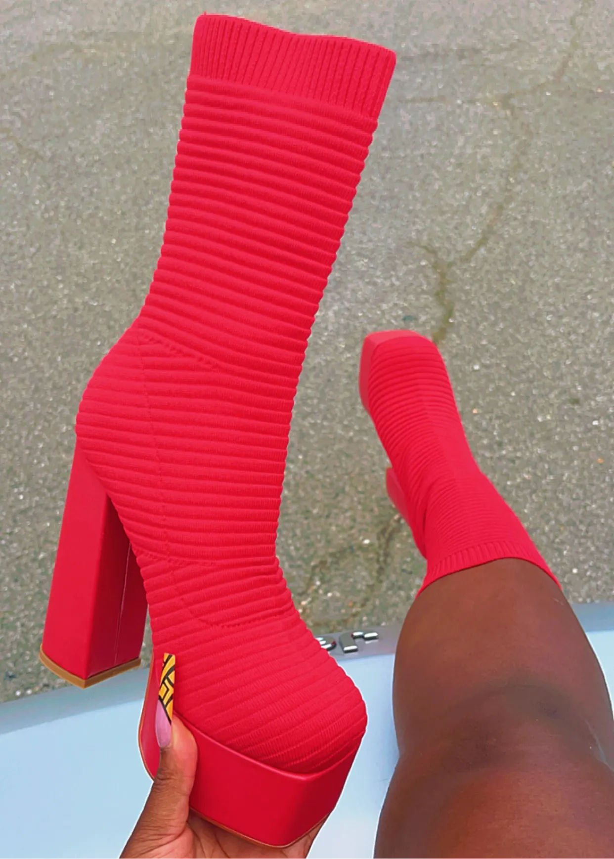 $25 SALE - Single Stack Cherry On Top Red