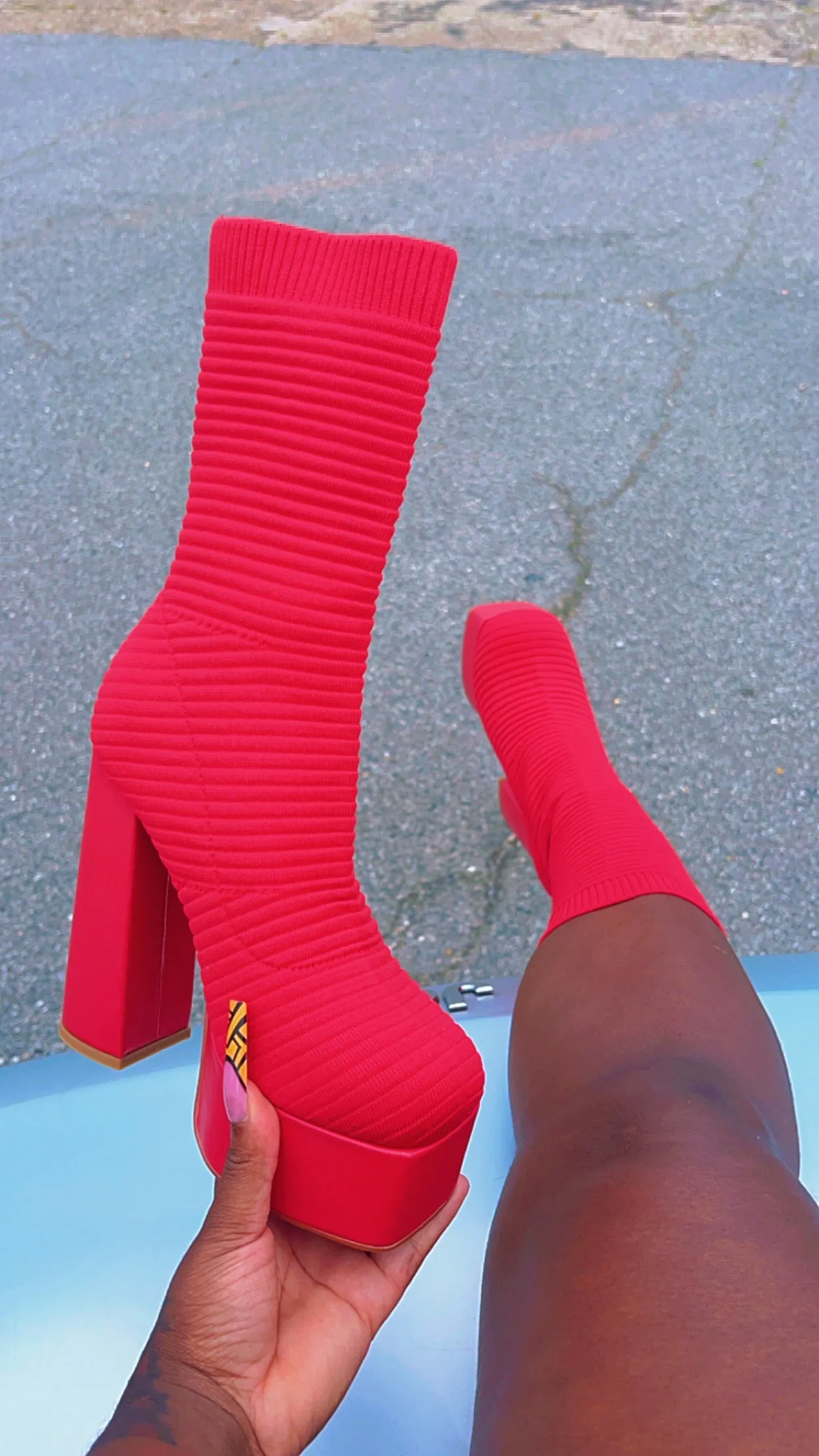 $25 SALE - Single Stack Cherry On Top Red