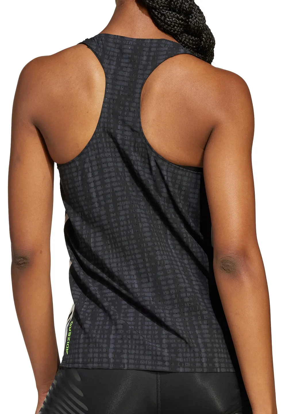 adidas Adizero Womens Running Vest Tank Top - Black