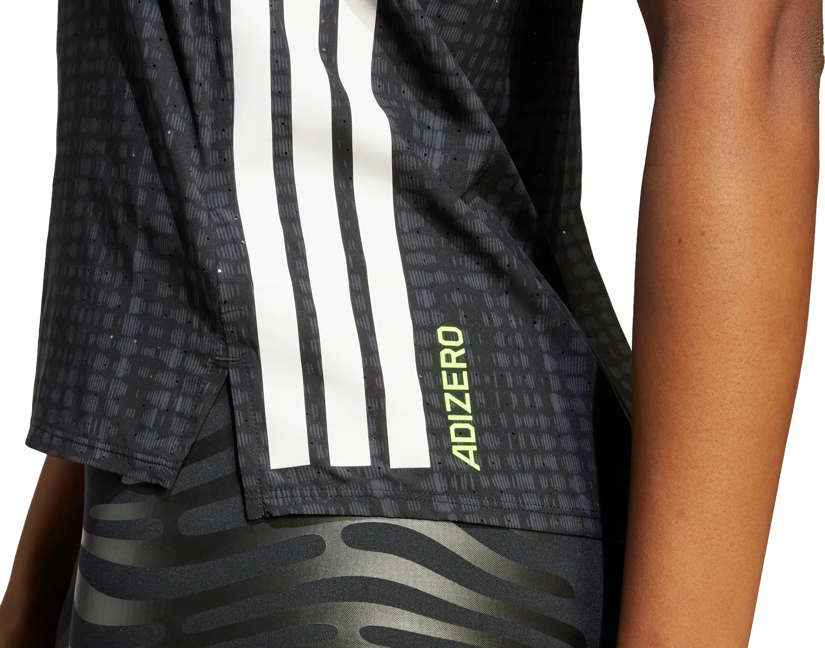 adidas Adizero Womens Running Vest Tank Top - Black