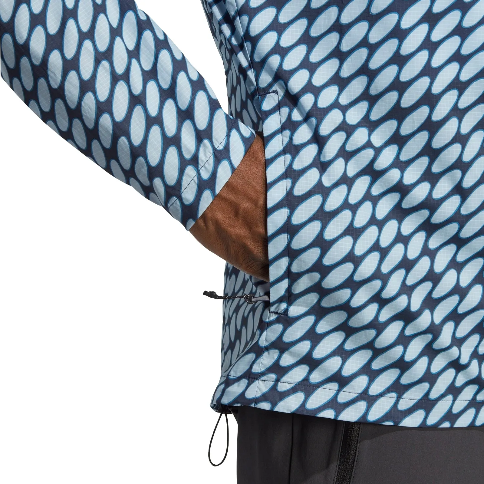 adidas X Marimekko Marathon Mens Running Jacket - Blue