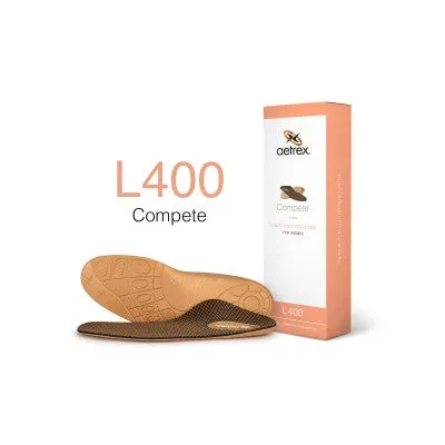 Aetrex L400 Women's Sport/Compete Med/High Arch Orthotic