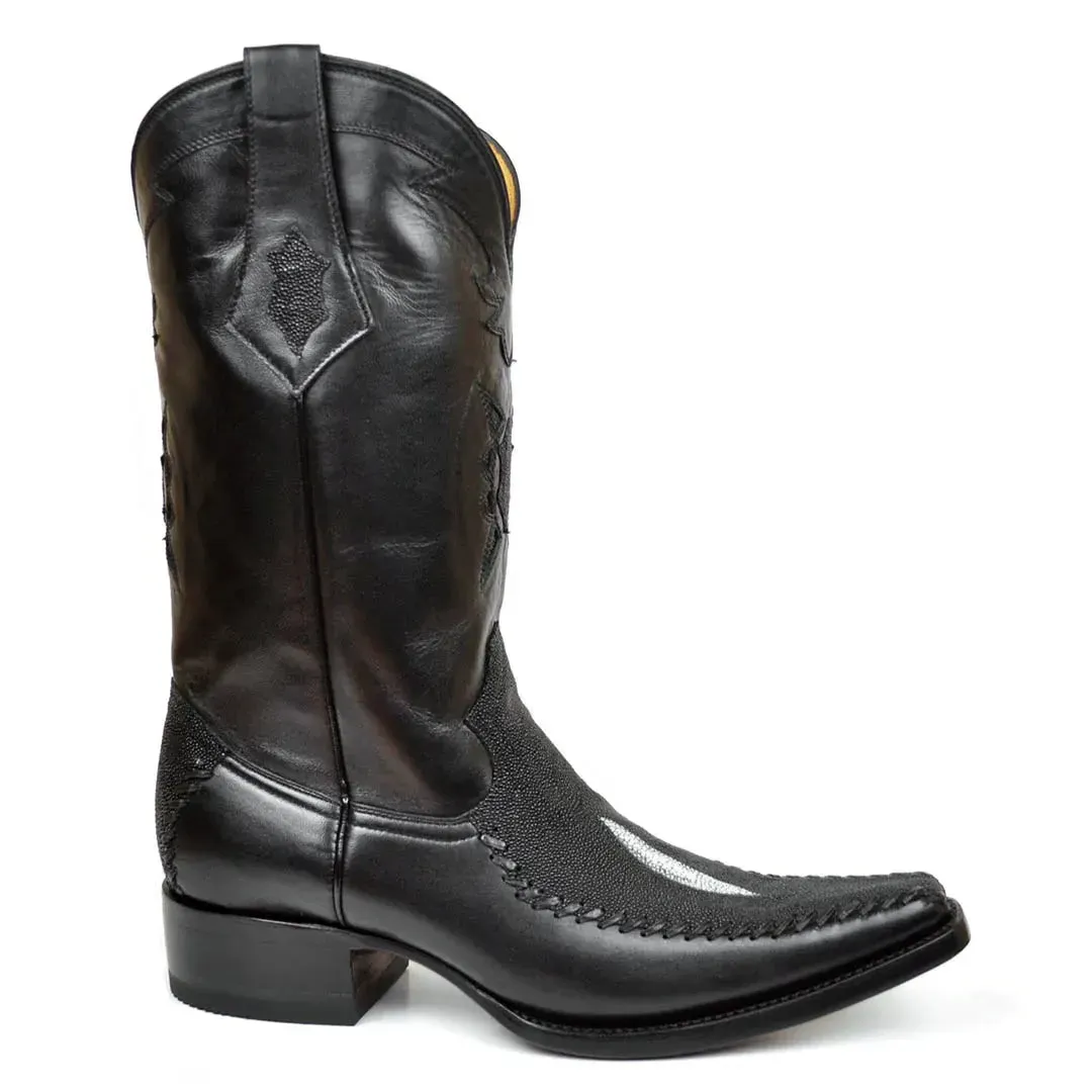 Alex Sting Ray Spanish Toe Boot - Black