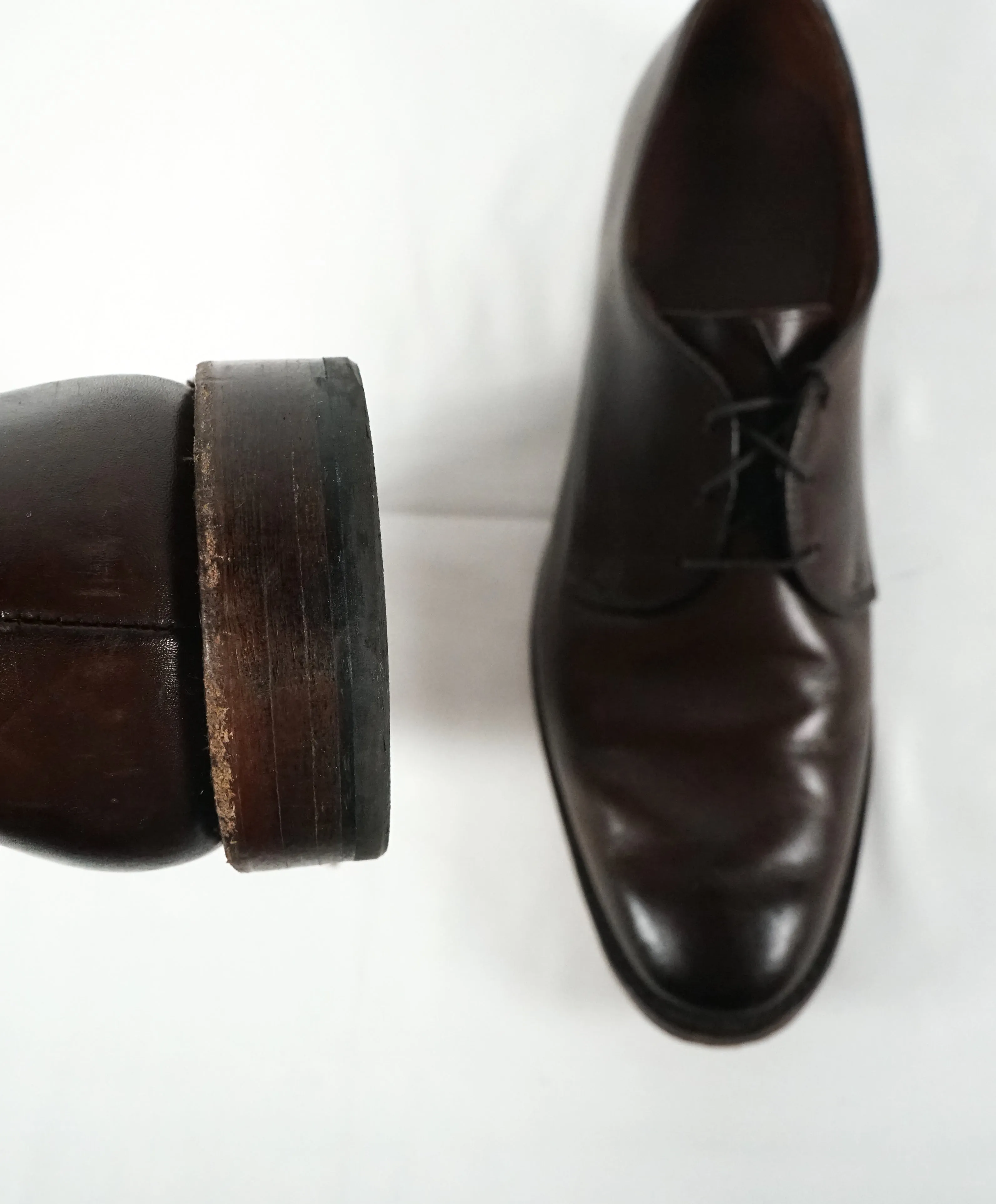 ALLEN EDMONDS - “Kenilworth” Brown Plain Vamp Oxfords - 10 D