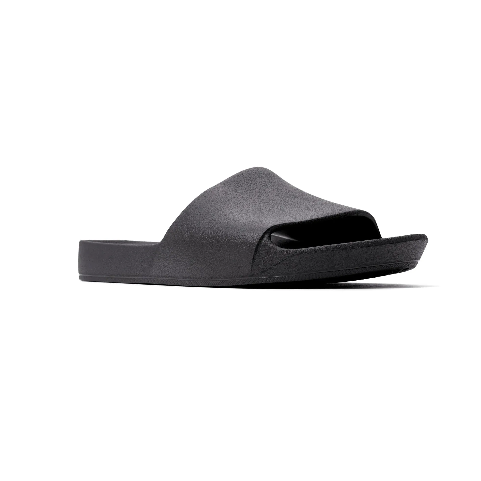 Arch support slides in black