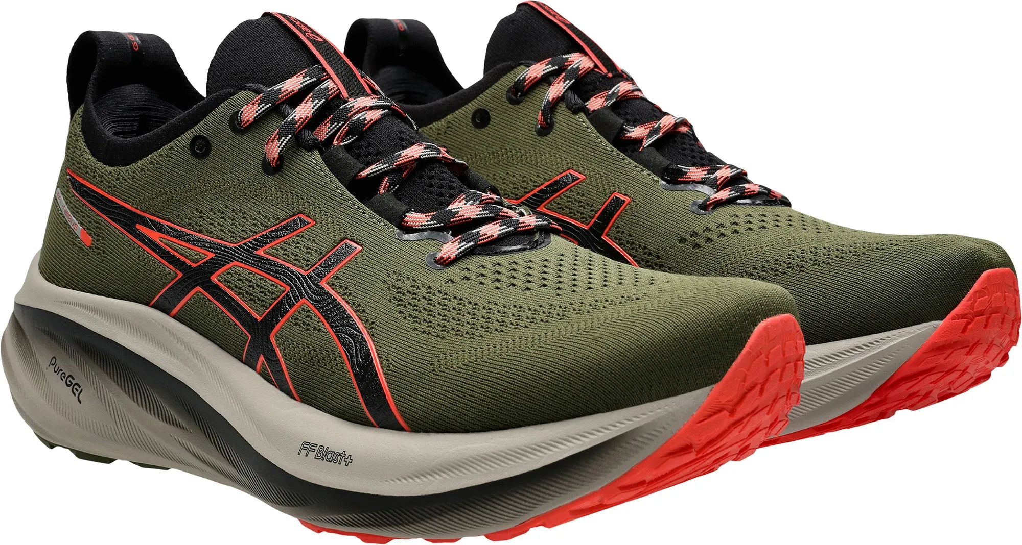 Asics Gel Nimbus 26 TR Mens Running Shoes - Green