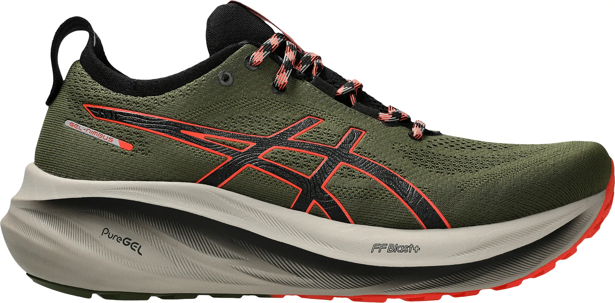 Asics Gel Nimbus 26 TR Mens Running Shoes - Green