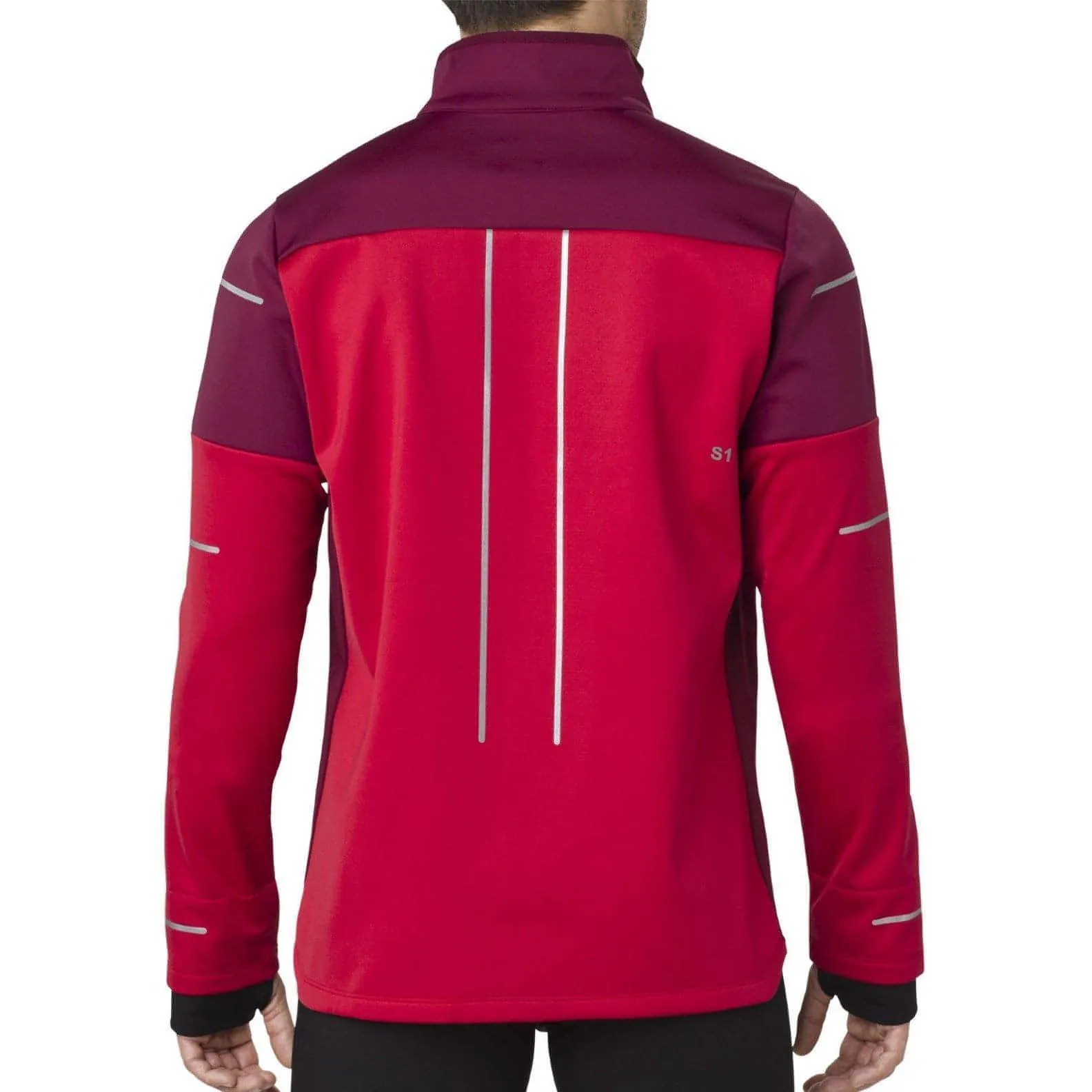 Asics Lite-Show Winter Mens Running Jacket - Pink