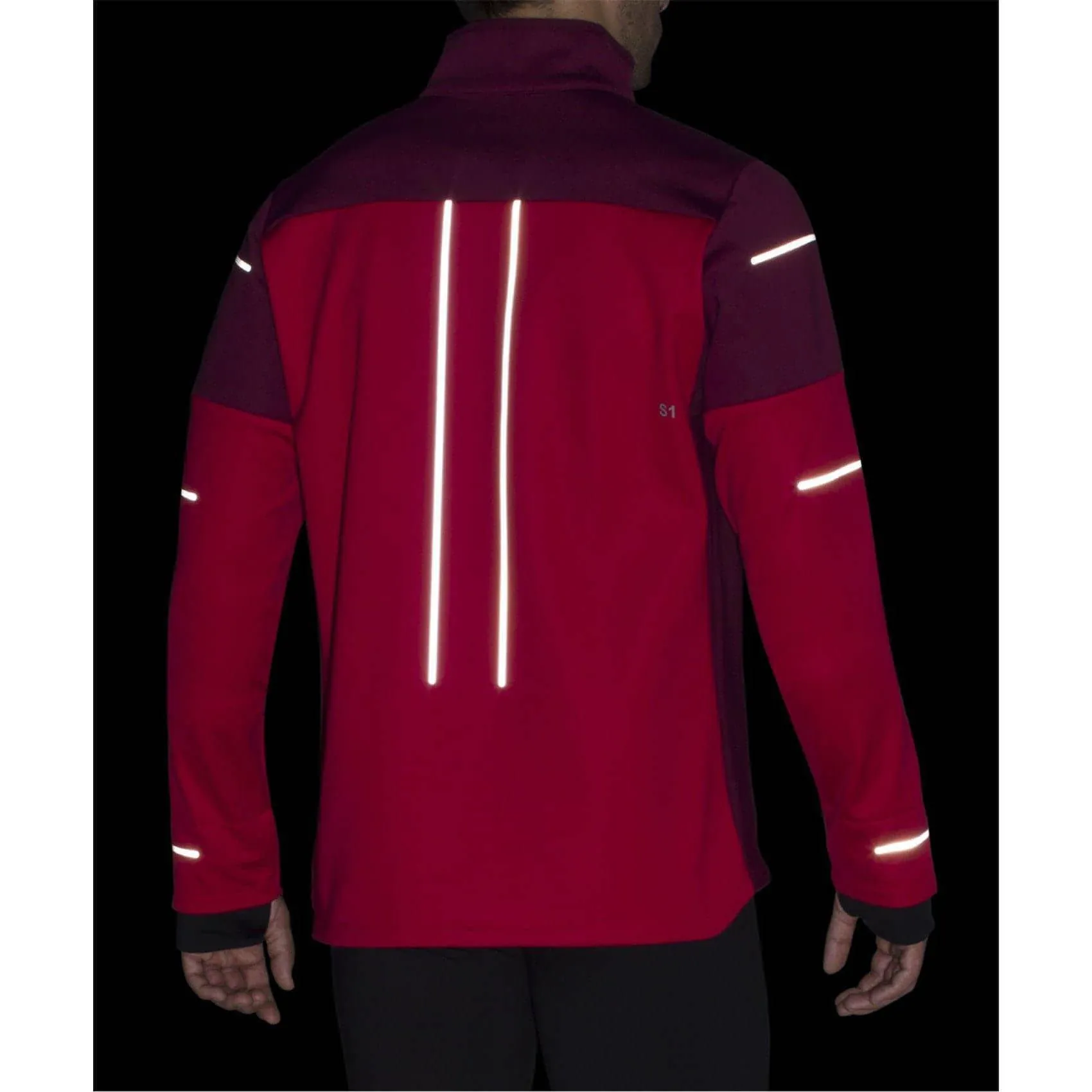 Asics Lite-Show Winter Mens Running Jacket - Pink
