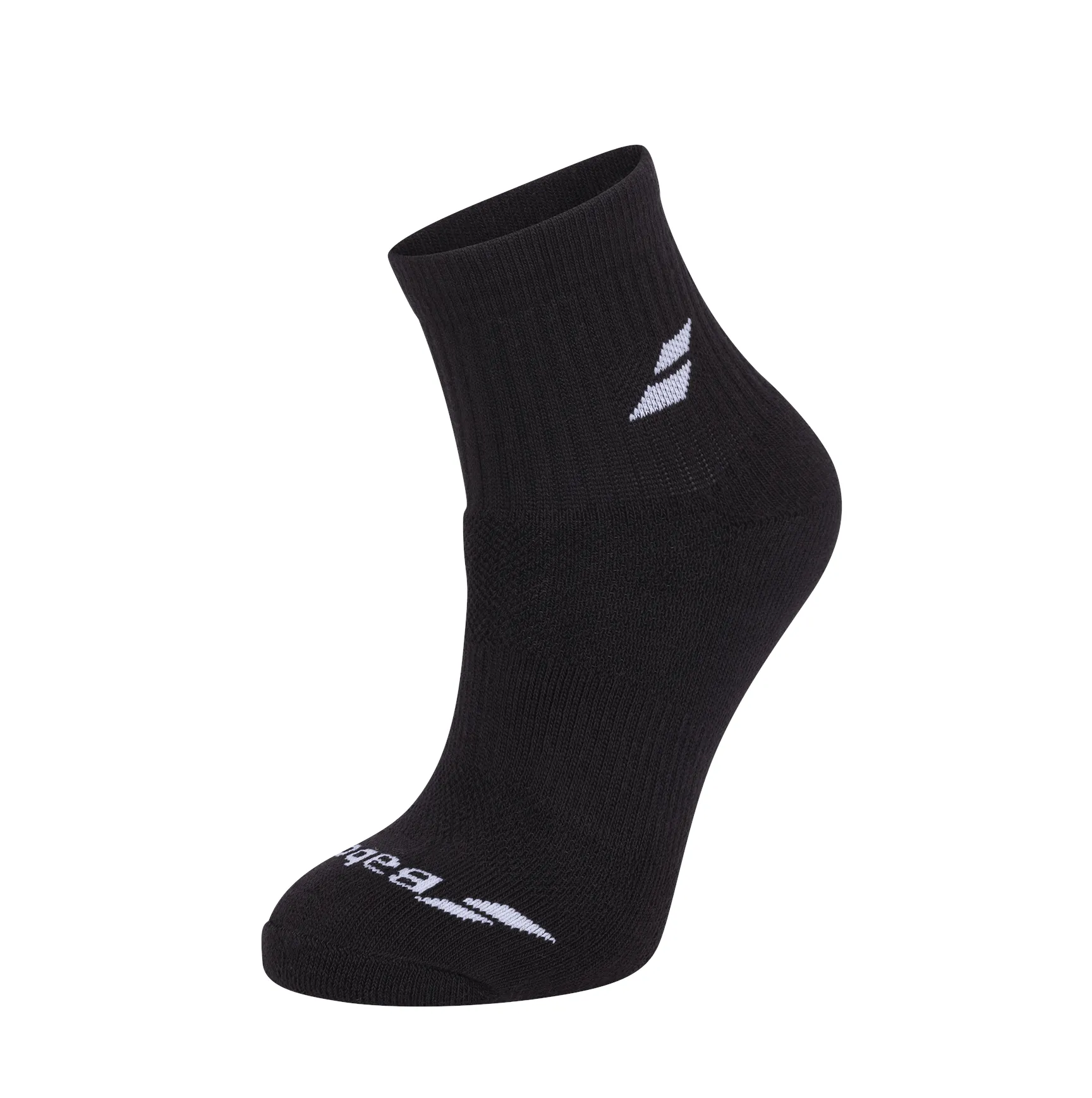 Babolat Quarter Badminton Socks 3 Pack - Black
