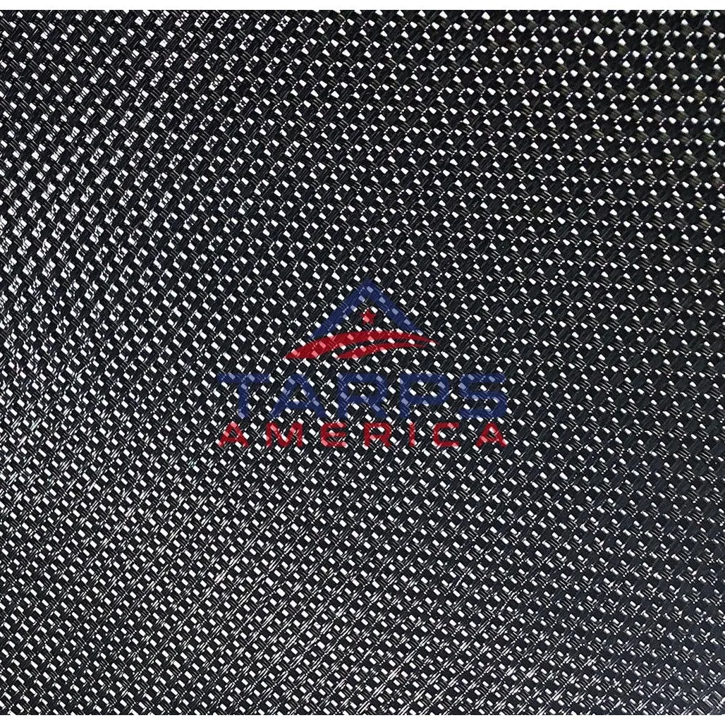 Black Hurricane Mesh Woven Shade Trampoline Tarp by ShadeMax®