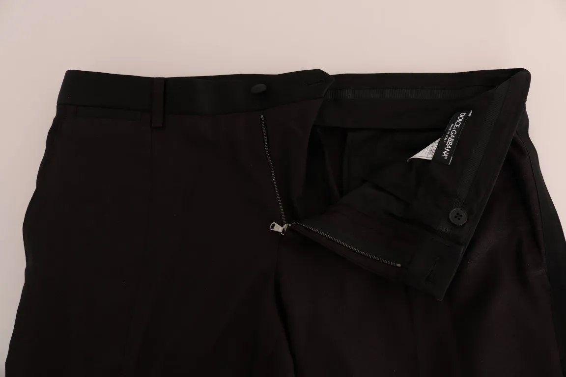 Bordeaux Silk Dress Pants