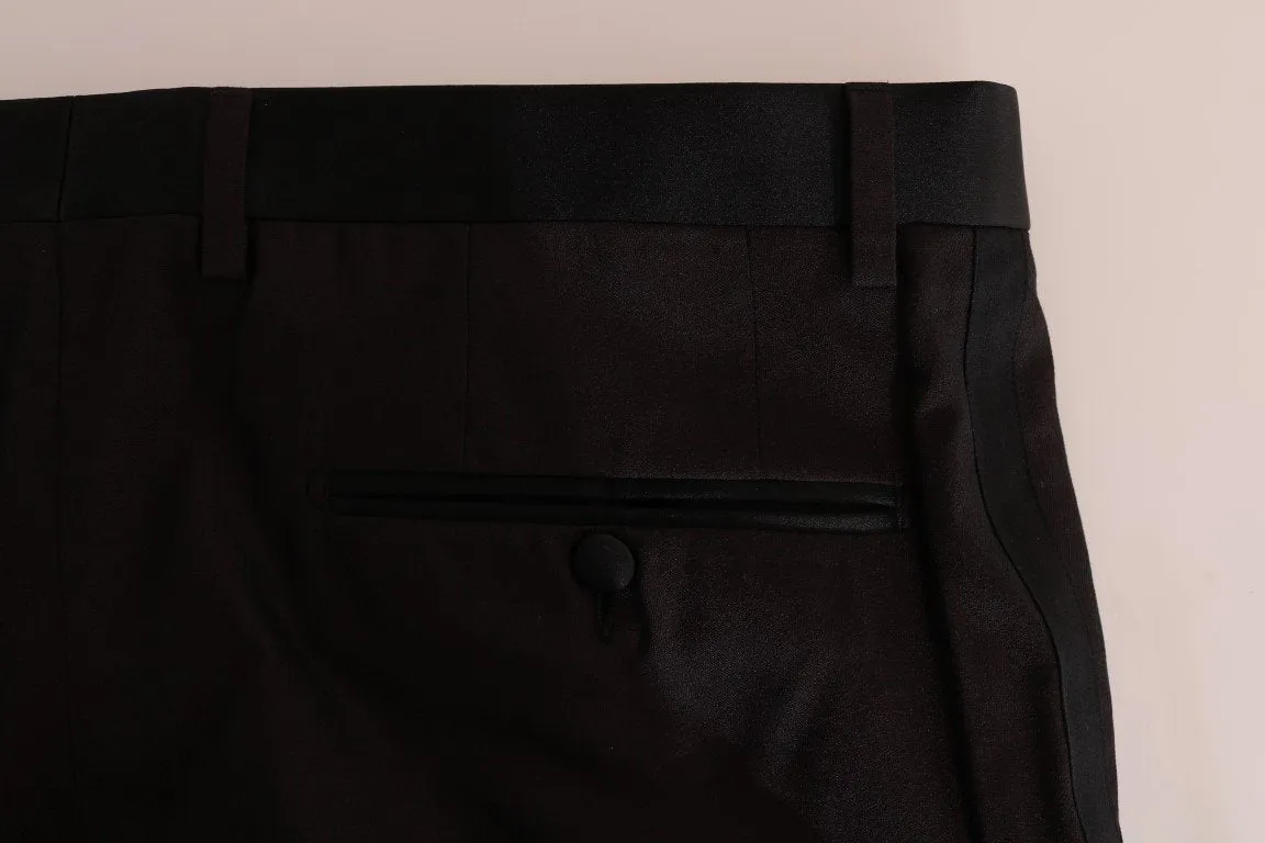 Bordeaux Silk Dress Pants