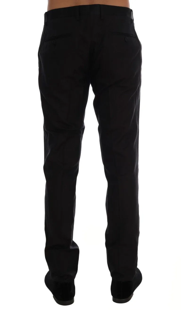 Bordeaux Silk Dress Pants
