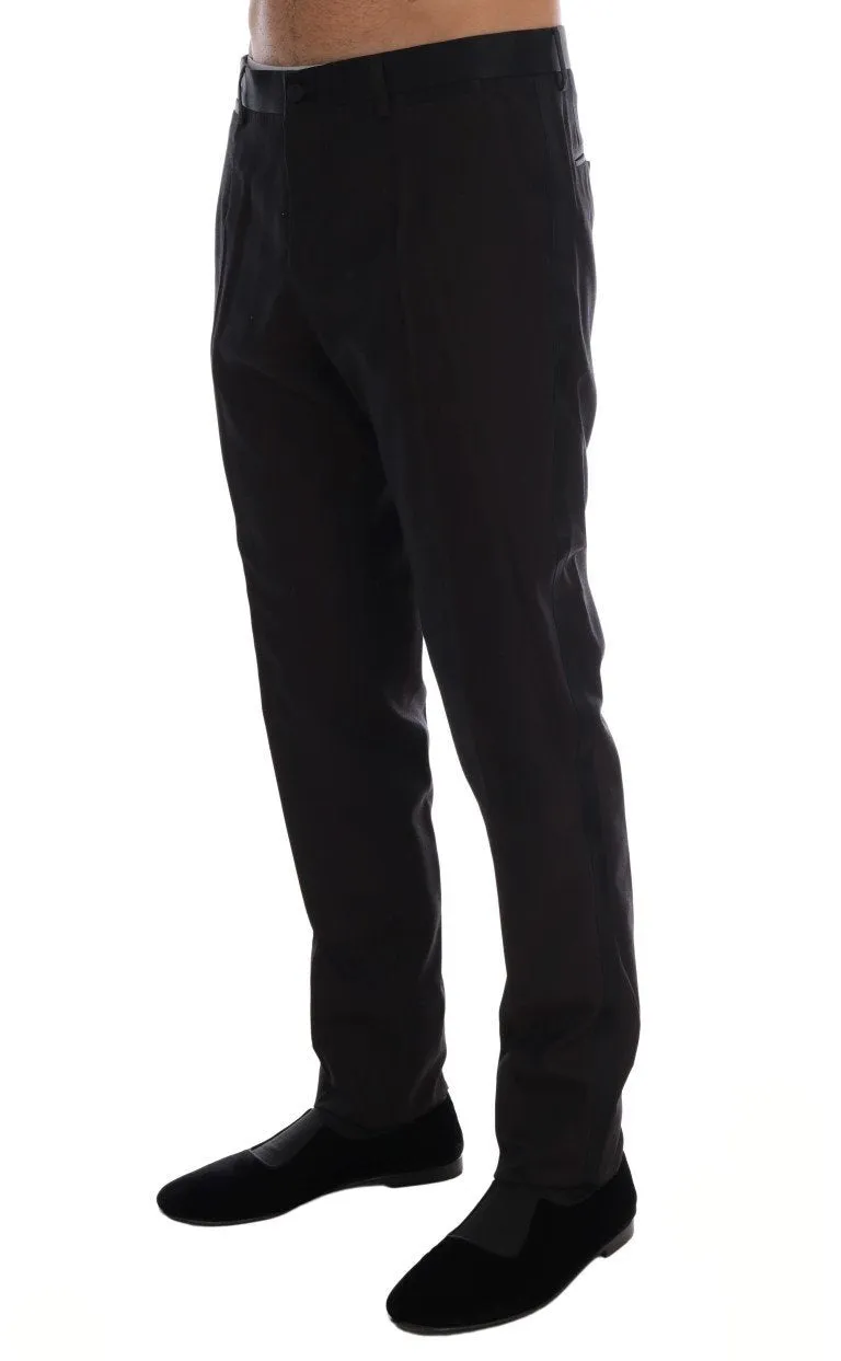 Bordeaux Silk Dress Pants