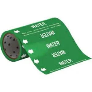 Brady WATER Roll Form Pipe Marker|Buy Online