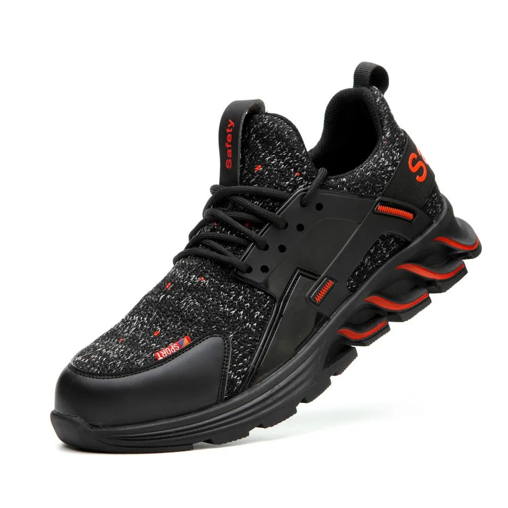 Breathable Steel Toe Leather Safety Shoes