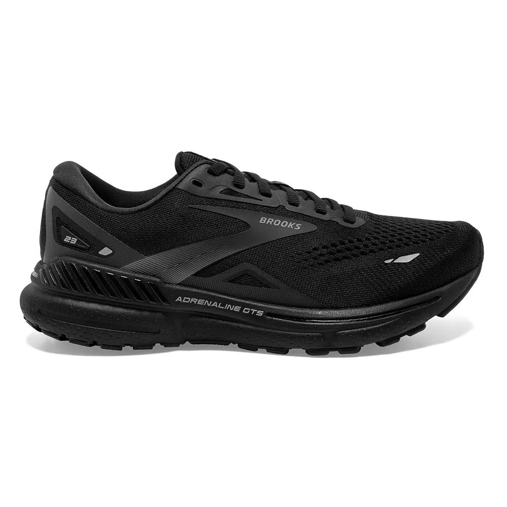 Brooks Adrenaline GTS 23 (Womens) - Black/Black/Ebony