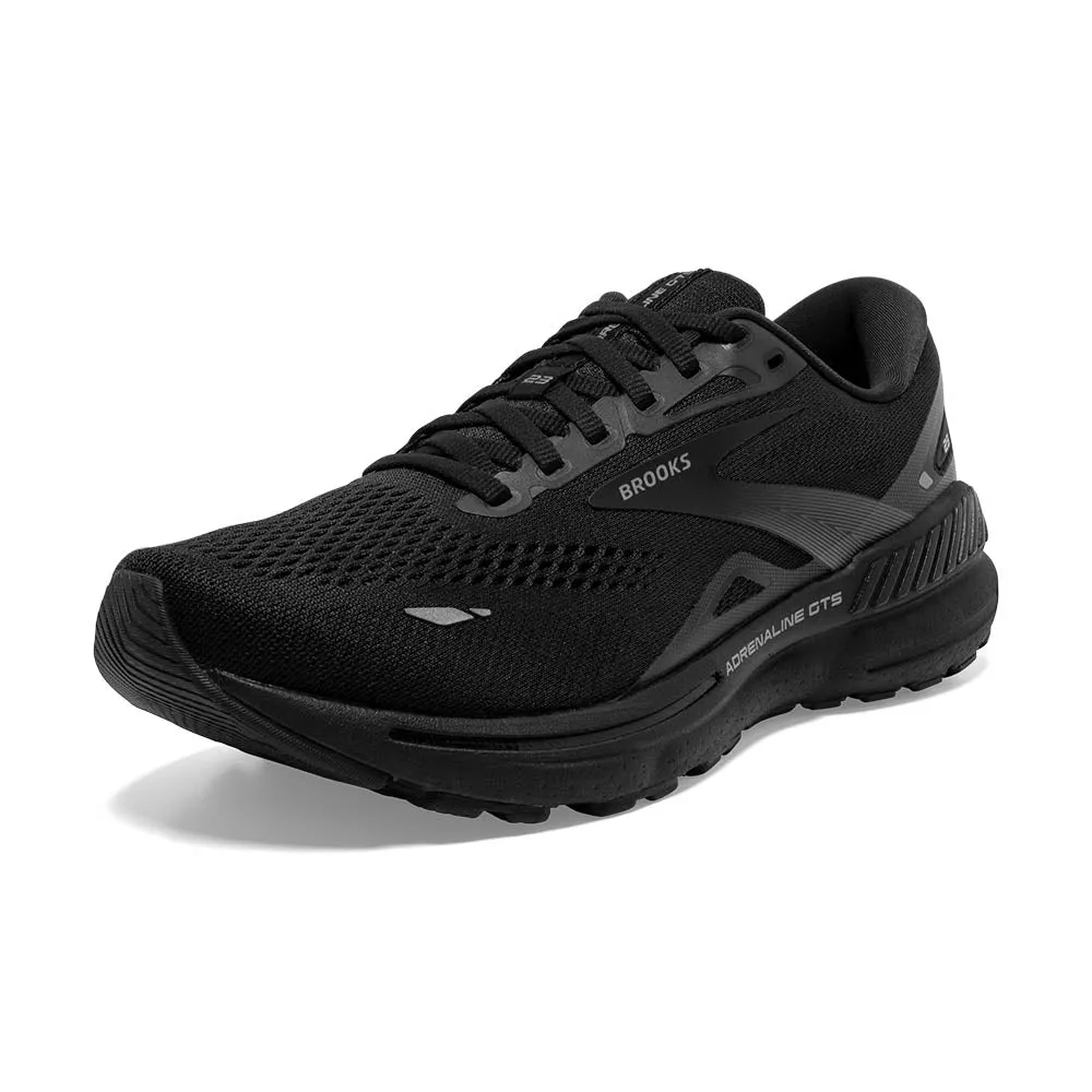 Brooks Adrenaline GTS 23 (Womens) - Black/Black/Ebony
