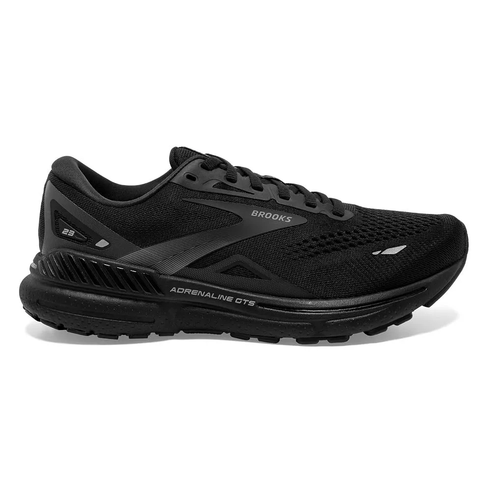 Brooks Adrenaline GTS 23 (Womens) - Black/Black/Ebony