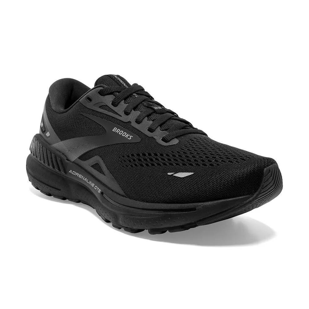 Brooks Adrenaline GTS 23 (Womens) - Black/Black/Ebony