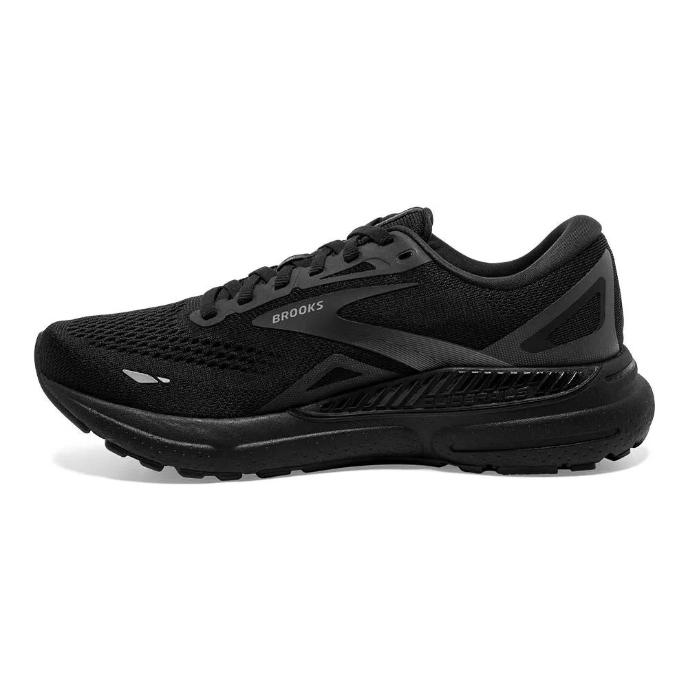Brooks Adrenaline GTS 23 (Womens) - Black/Black/Ebony