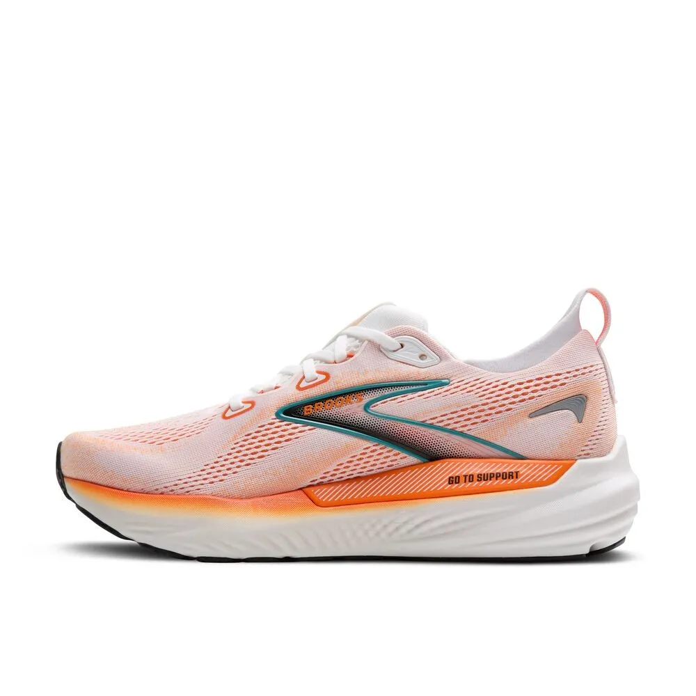 Brooks Glycerin GTS 22 (Mens) - White/Orange/Green Blue Slate