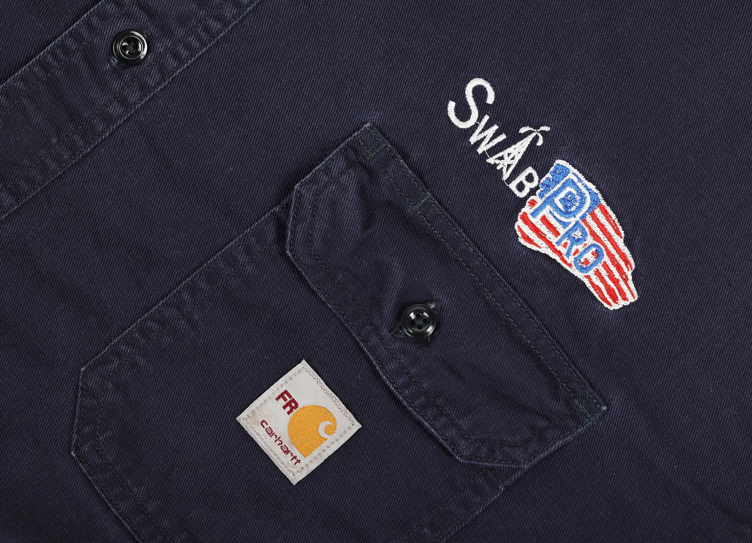 Carhartt Flame Resistant Work Shirt - Blue - XXXXL