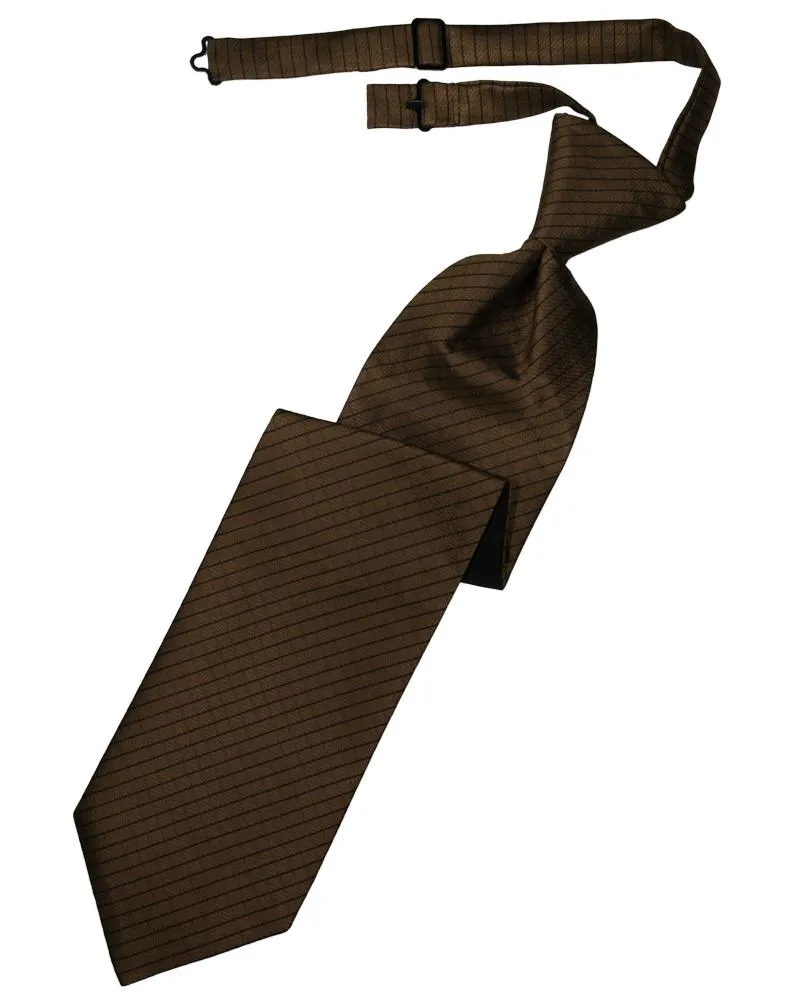 Chocolate Palermo Kids Necktie