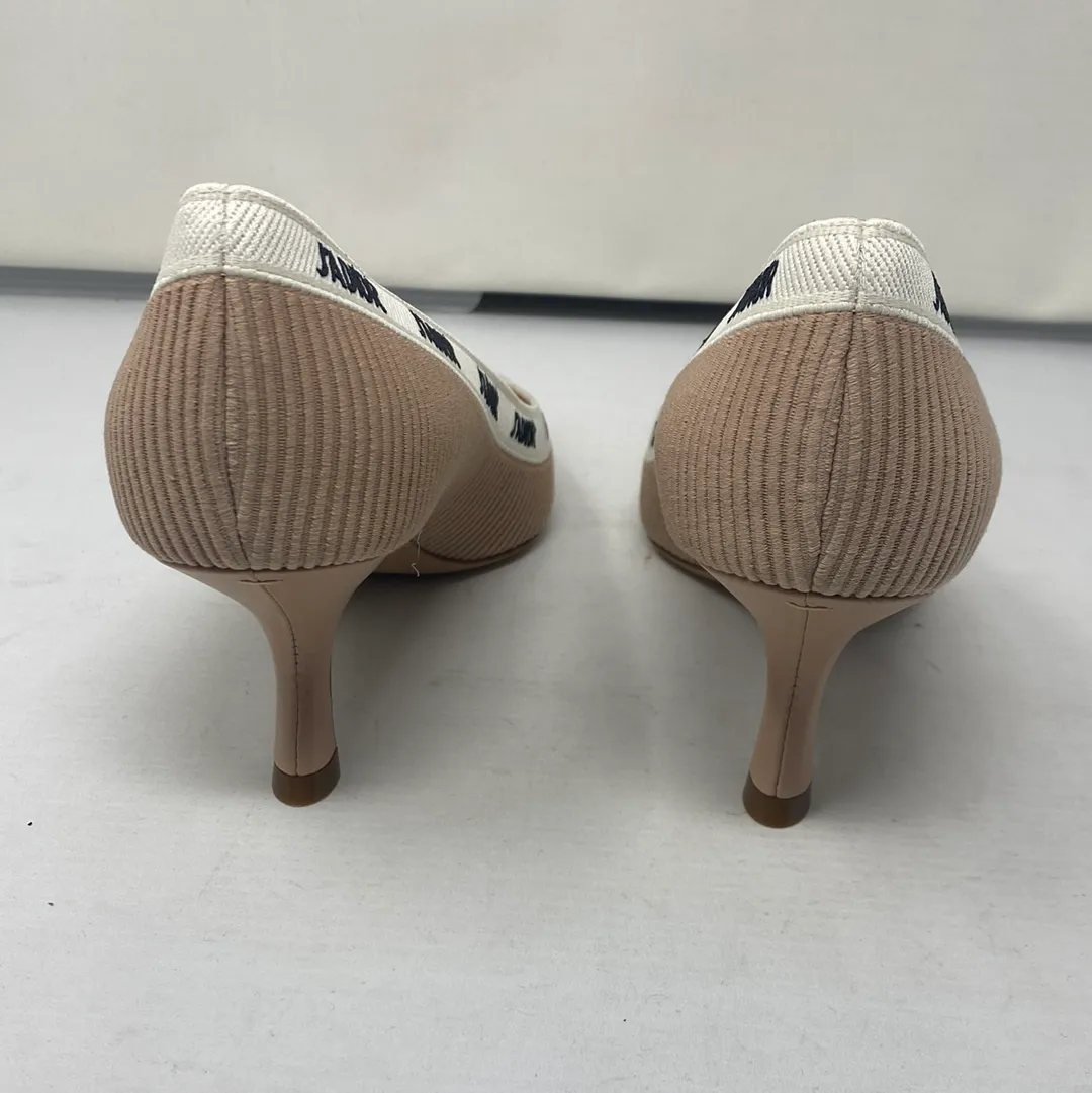 Christian Dior Powder Nude J'adior Fabric Trimmed Pump