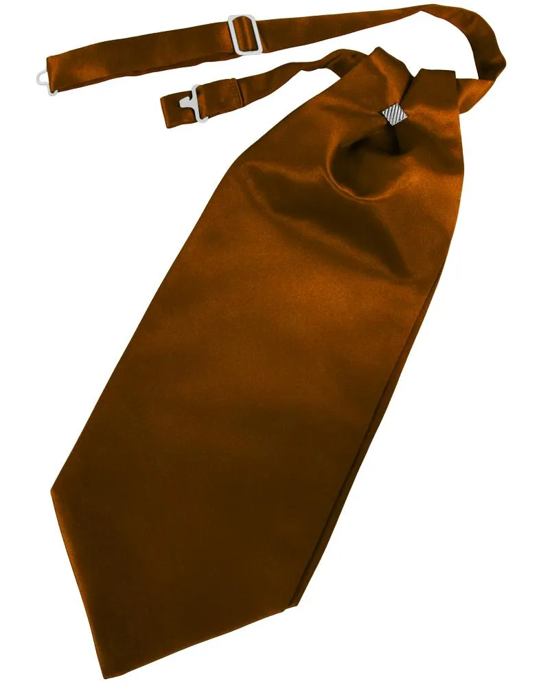 Cognac Luxury Satin Cravat