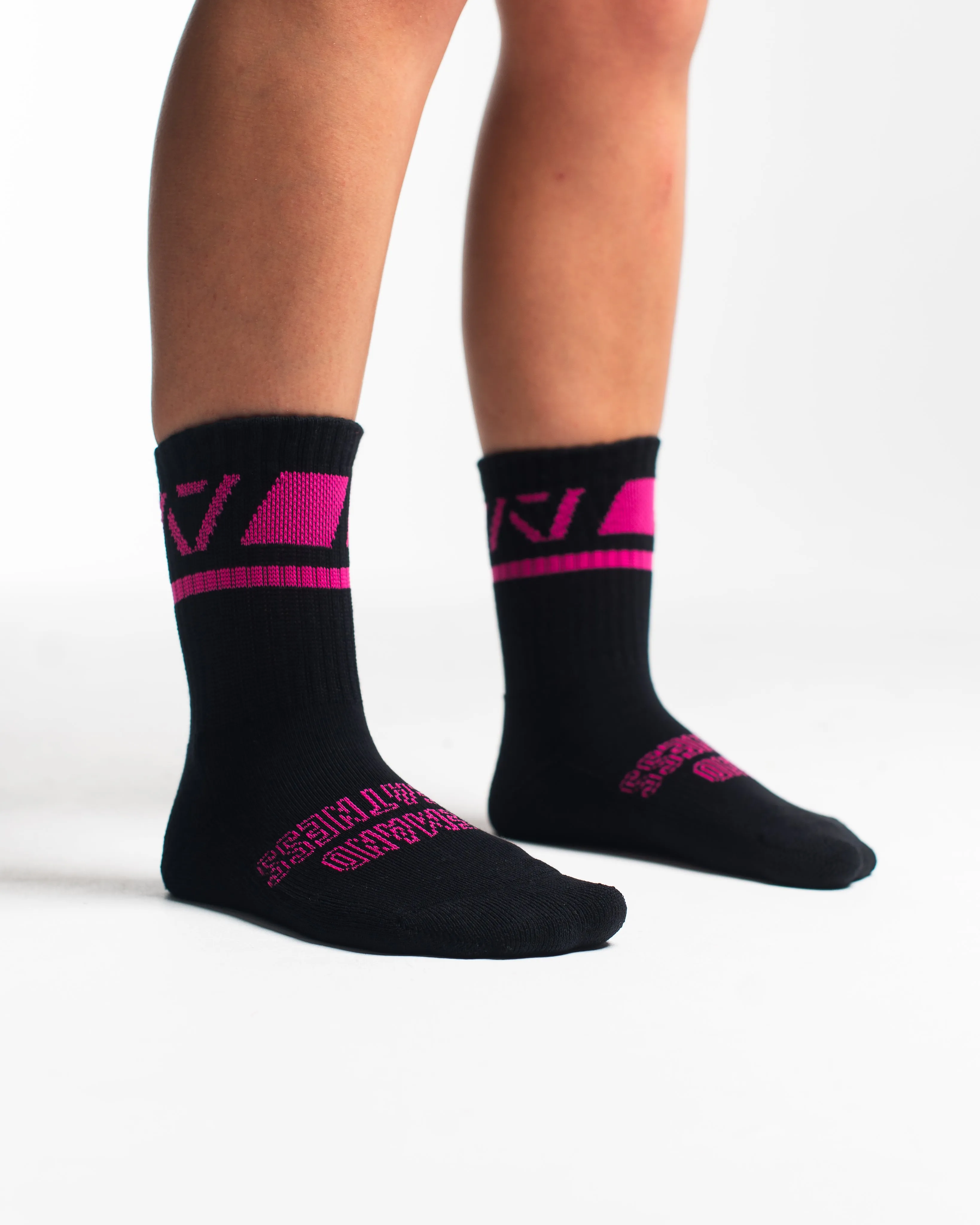 Crew Socks - Flamingo