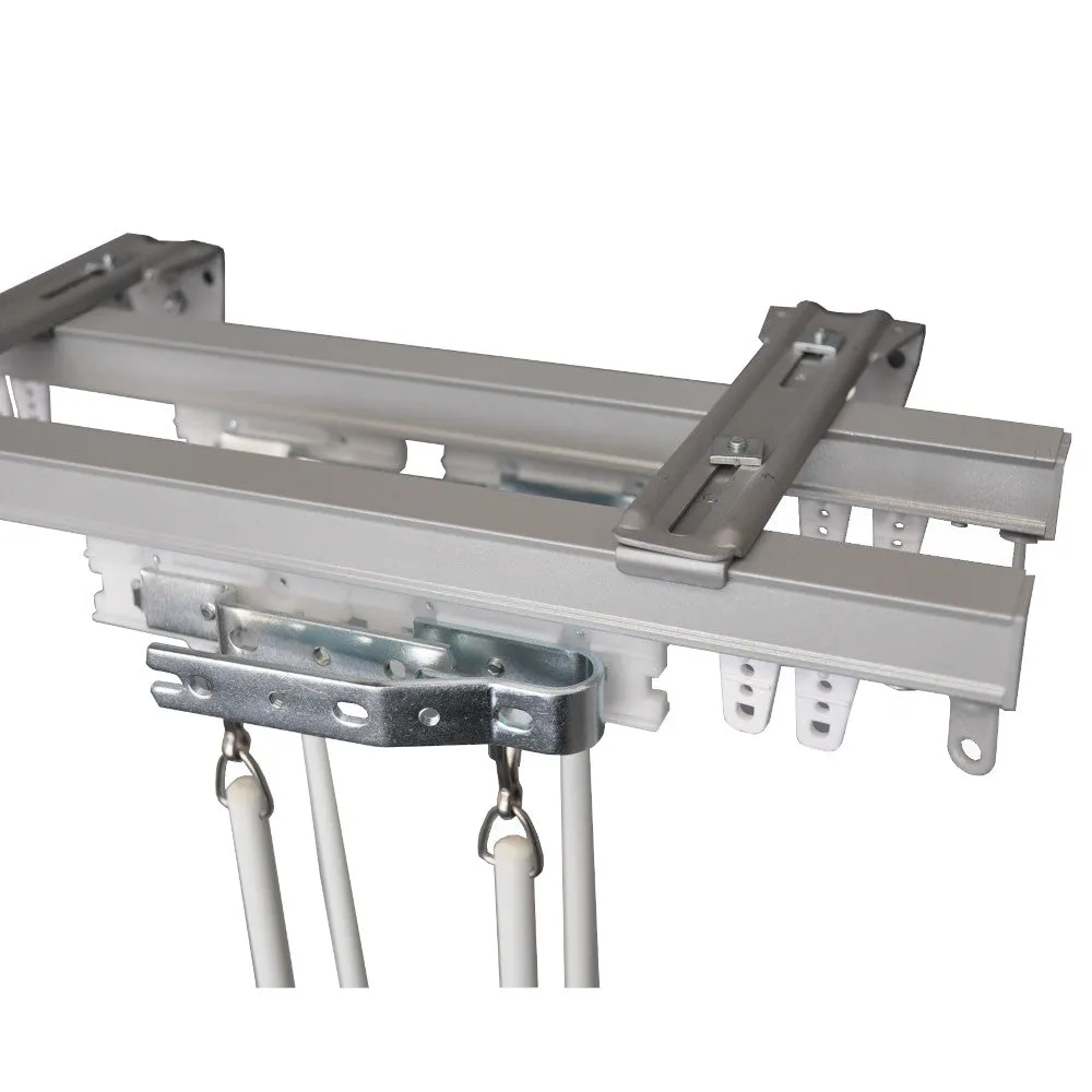 CS Baton Draw Double Curtain Track Set