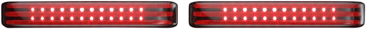 Custom Dynamics PB-SBSEQ-HD-CR Probeam Sequential LED Saddlebag Light - Chrome With Red Lens