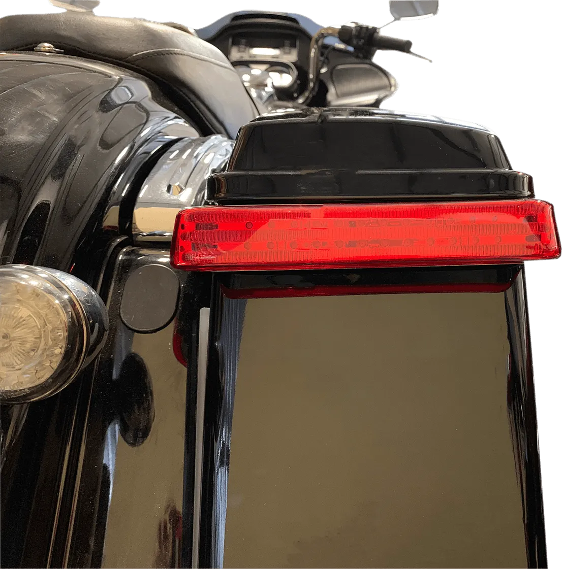 Custom Dynamics PB-SBSEQ-HD-CR Probeam Sequential LED Saddlebag Light - Chrome With Red Lens