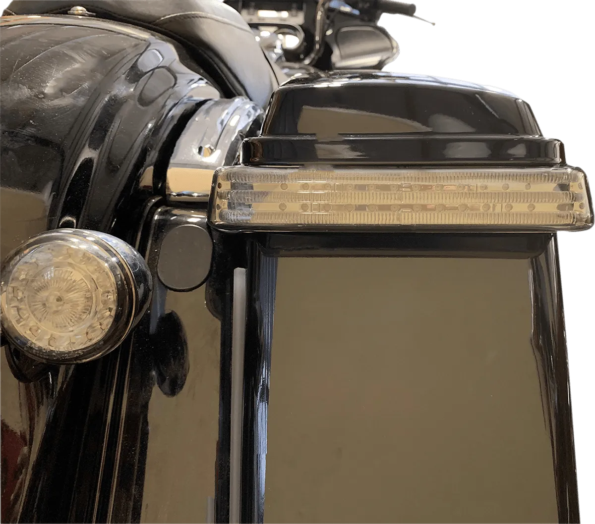 Custom Dynamics PB-SBSEQ-HD-CS Probeam Sequential LED Saddlebag Light - Chrome With Smoke  Lens
