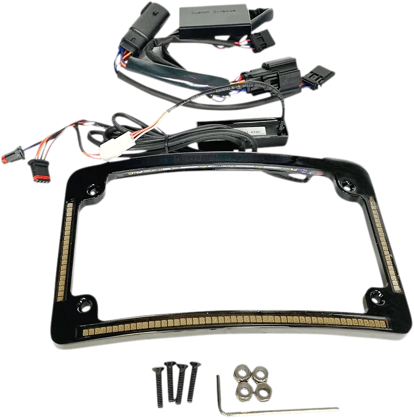 Custom Dynamics TF05-HD-C Radius License Plate Frame - Chrome