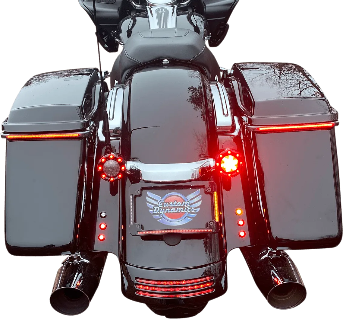 Custom Dynamics TF05-HD-C Radius License Plate Frame - Chrome