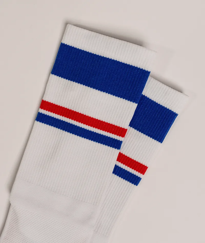 Dash Blue Crew Socks