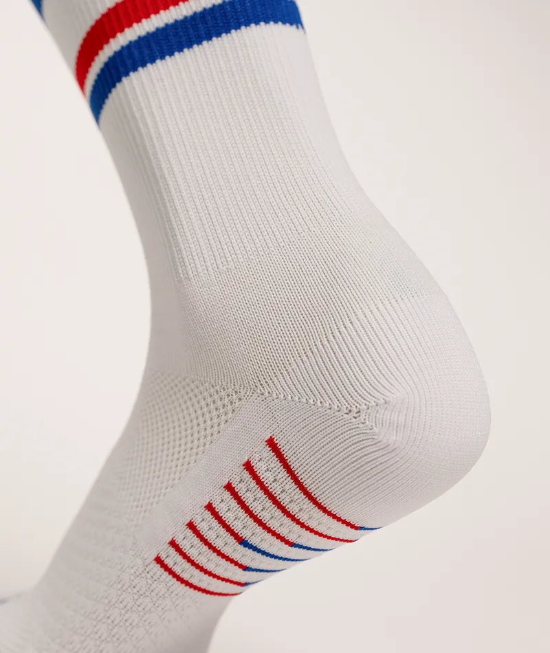 Dash Blue Crew Socks