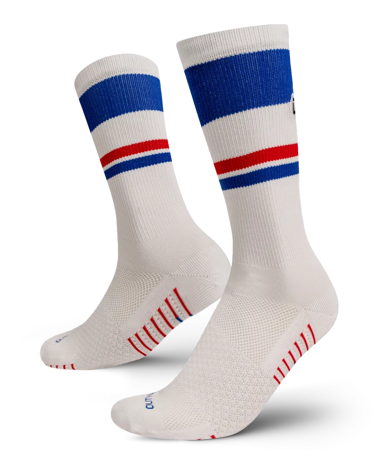 Dash Blue Crew Socks