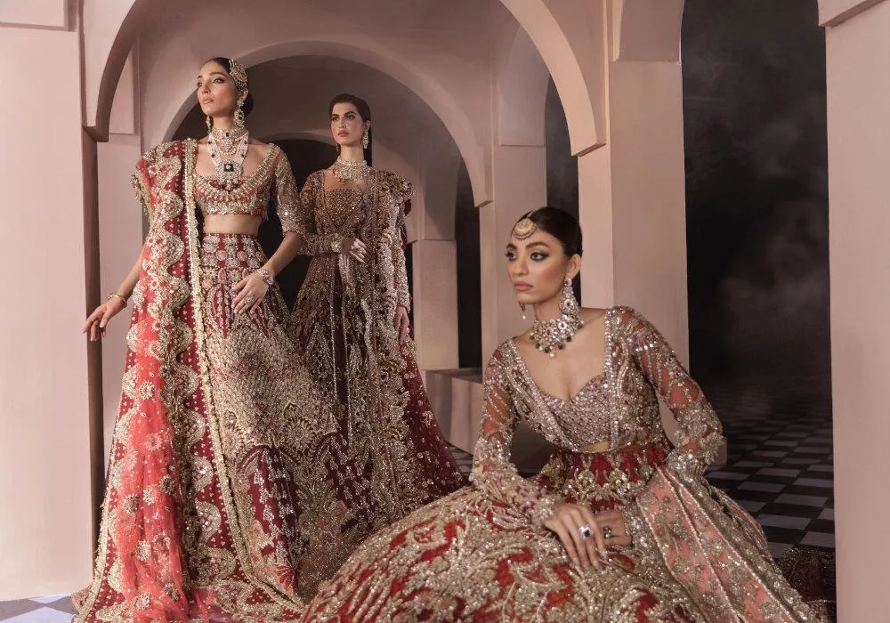 Designer Heavy Stone Work Bridal Lehenga Choli #BN903