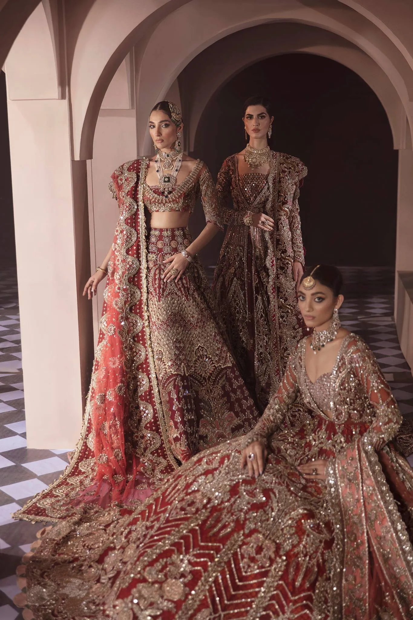 Designer Heavy Stone Work Bridal Lehenga Choli #BN903