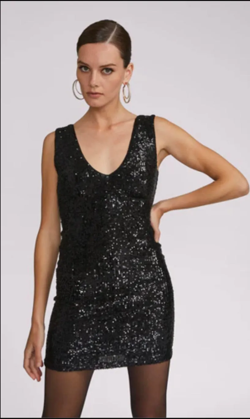 DIANE SEQUIN DRESS