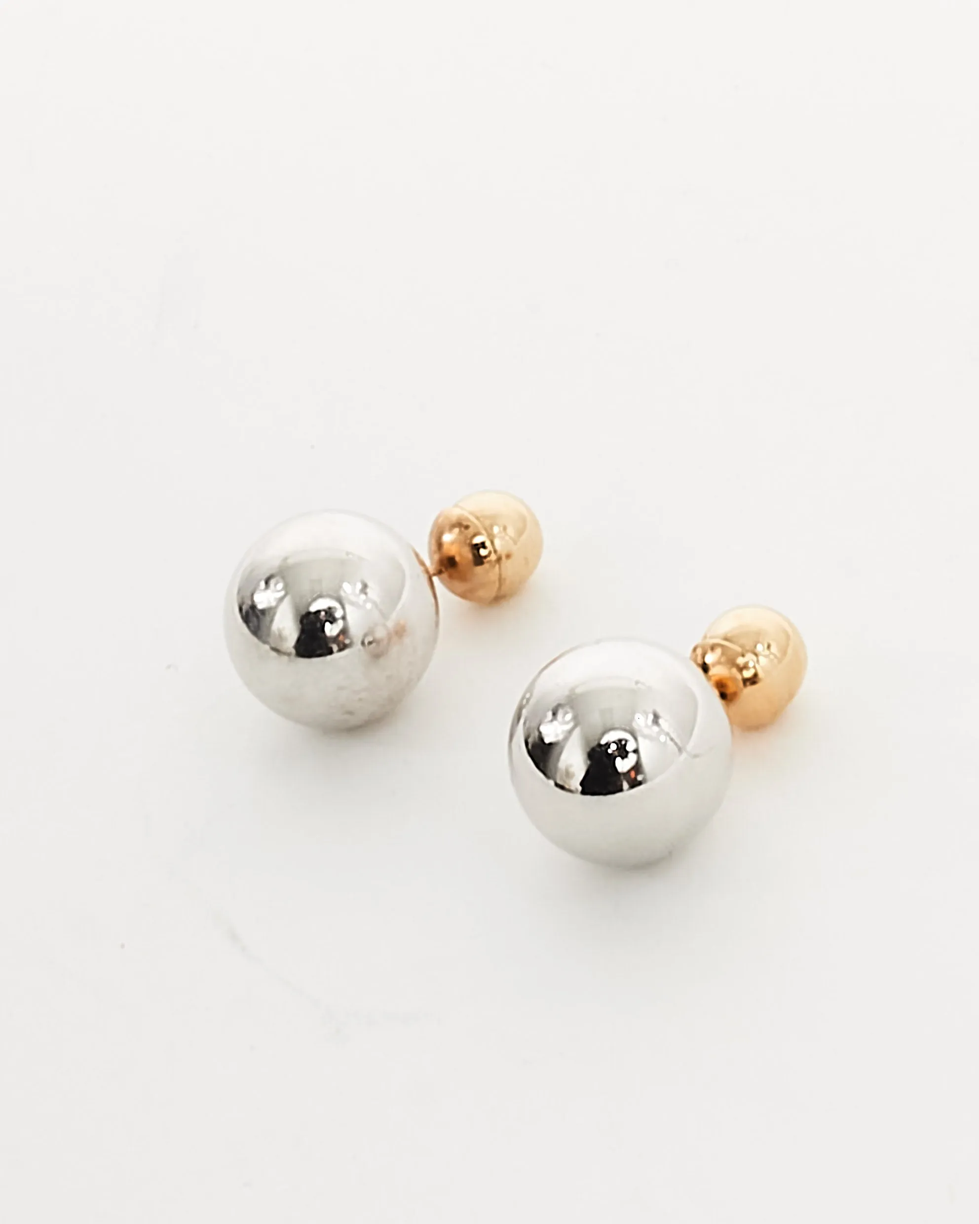 Dior Gold & Silver Mise En Dior Tribal Earrings