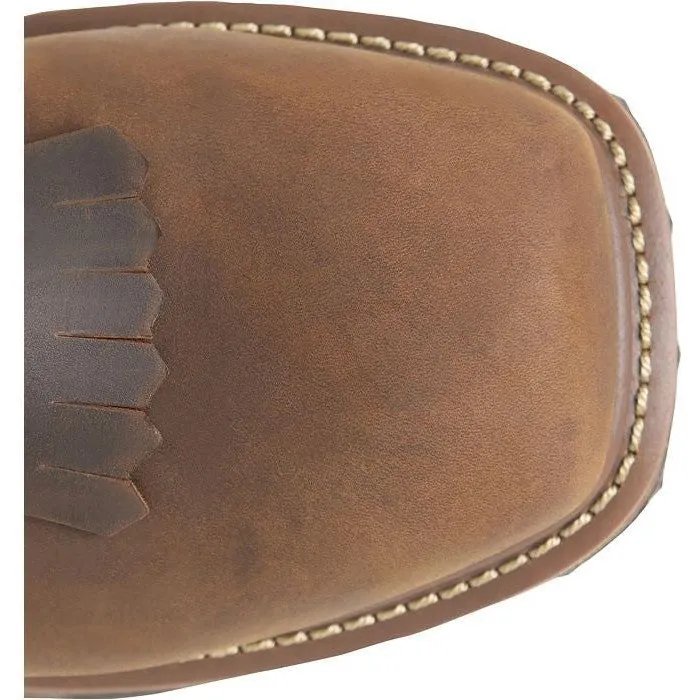 Double H Men's Dailor 8" Wide Square Composite Toe Western Work Boot Brown - PH5012