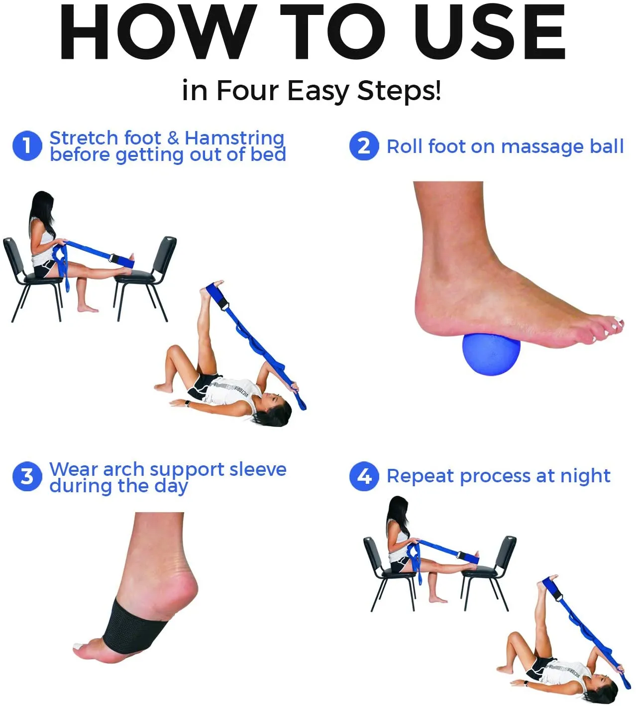Dr. Moe’s Solutions Plantar Fasciitis Pain Relief Kit