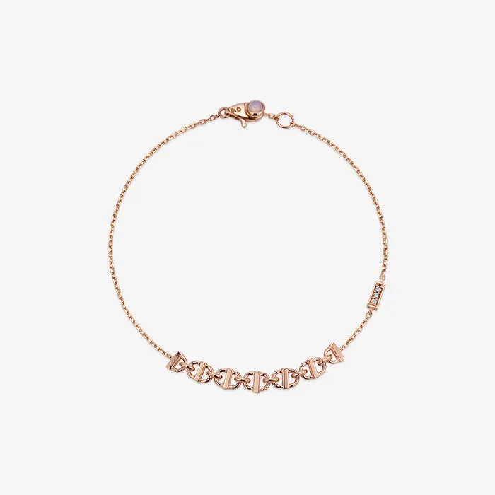 Dual D.D Gold Bracelet JDRBRVF224S